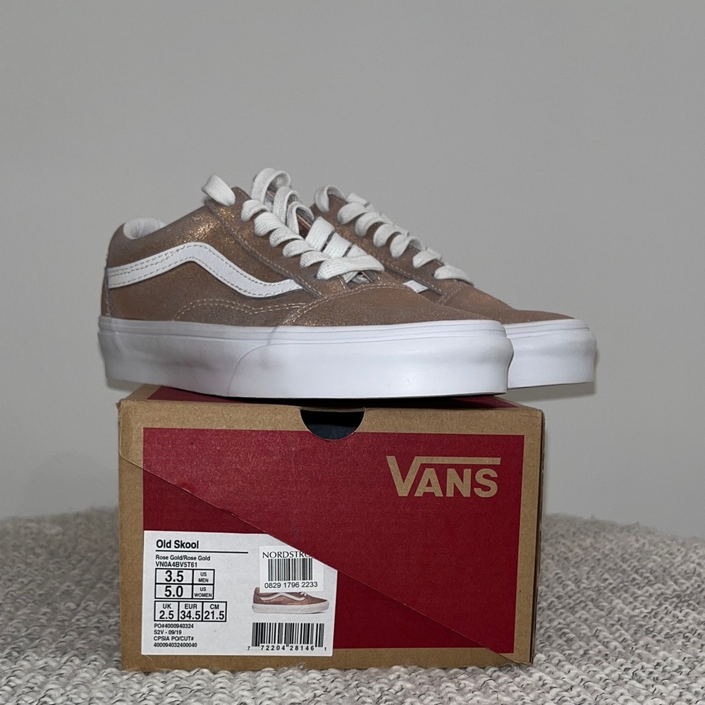 Vans Old Skool Rose Gold Sneakers